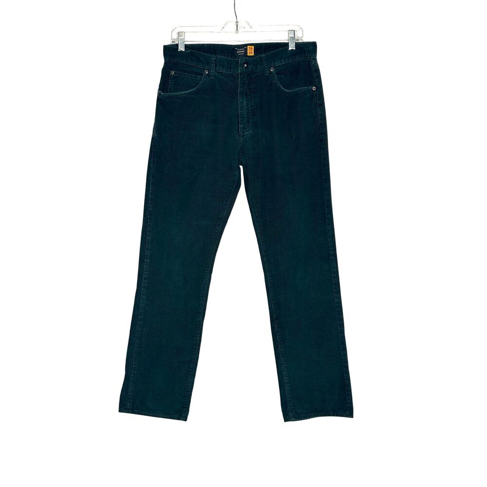 J.Crew green corduroy straight legs jeans size 30
